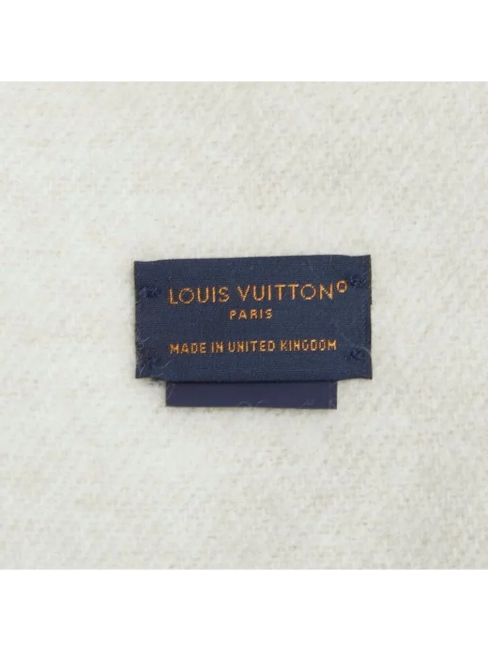 Louis Vuitton Monogram Echarpe Reykjavik Scarf Brown Beige Cashmere